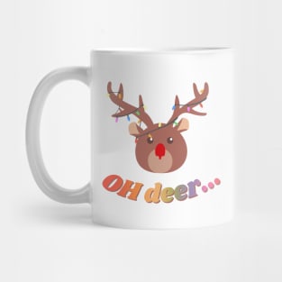 OH DEER - Christmas Reindeer Mug